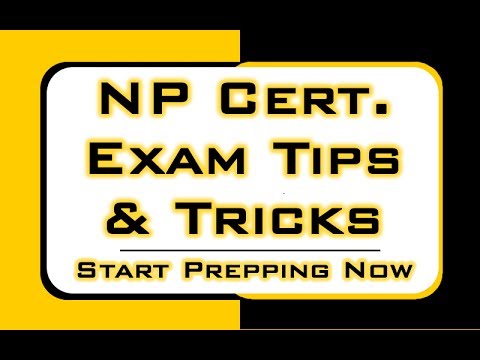 how to study for np certification exam