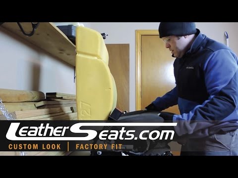 2004-2008 Ford F-150 D.I.Y. 2-tone leather interior kit Installation Part 4 of 5 – LeatherSeats.com