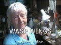 making wasp wings using the 'lost wax process' is demonstrated by wasp shutsy reynolds, silversmith, artist, and pilot from world war ii.  shot by honey godwin, editied by nancy parrish. c wings across america, 2007