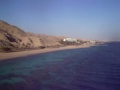 Vue du haut de la tour de l'observatoire sous-marin d'Eilat (Israel)