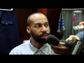 [HD] Carmelo Anthony and Baron Davis Postgame Win Knicks vs. Hawks FEBRUARY 22 2012