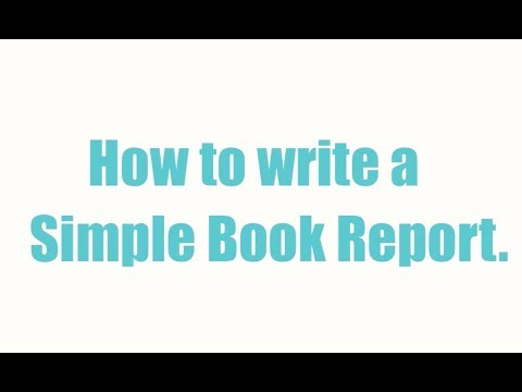 Steps to writing a book report image