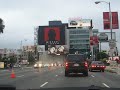 Driving through Hollywood 1