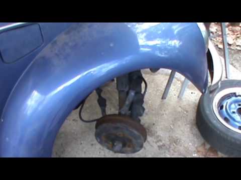 how to adjust vw bug brakes