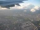 Flying over London in a 747