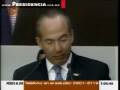 Destaca el Presidente Felipe Calderón cumplimiento de compromisos en la lucha contra el crimen organizado