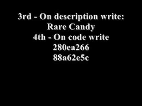 how to cheat rare candy in pokemon ruby