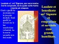 In scritto l'originale accompagnato dal canto  di Branduardi