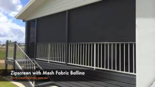 ZipScreen Awning Mesh Fabric 