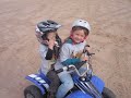 Kalista & John on a quad.