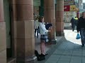 scottish girl playing bagpipes