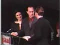 Chris Meloni and Lee Tergesen from Oz at the GLAAD awards in 2000