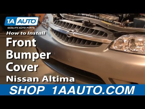 How To Install Replace Remove Front Bumper Cover Nissan Altima 00-01 1AAuto.com