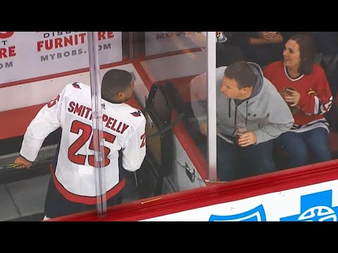 Video: Fans get the boot after harassing Smith-Pelly in penalty box