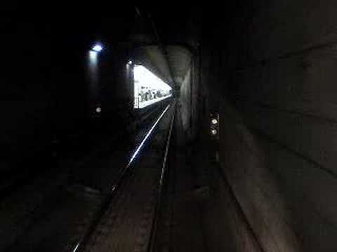 東急8500系 展望動画 東京メトロ半蔵門線 神保町-九段下 (RailroadAnimation in Tokyo)