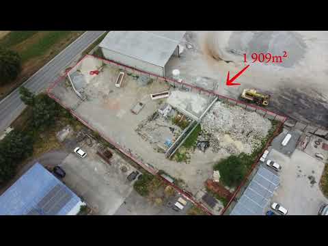 Video Pozemky pro komerční výstavbu v Homolích, výměra 1.909 m2