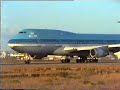 KLM 747 taking off from Faro, Portugal