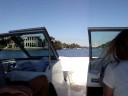 Boat in Boca Raton Florida going up and down the intercostal