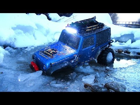 RC ADVENTURES - iCY BLUE BEAST JEEP 4X4 RC Truck - The Whole Trail, Nothing but the Trail