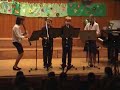 Johannes Brahms Hungarian Dance No. 5 for four clarinets