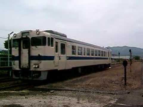 キハ４０系 （１両）（1230D） 普通 八代ゆき 【九千坊号】【人吉駅】（入線時）