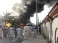 Talibans blows oil tanker in peshawar