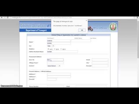 how to apply for dl in india