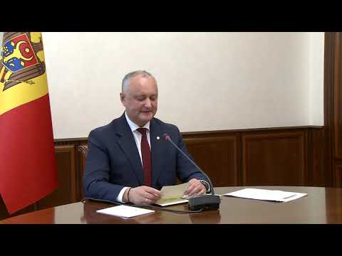 Președintele Igor Dodon a rostit un discurs în cadrul ședinței online a Consiliului Economic Suprem Eurasiatic 