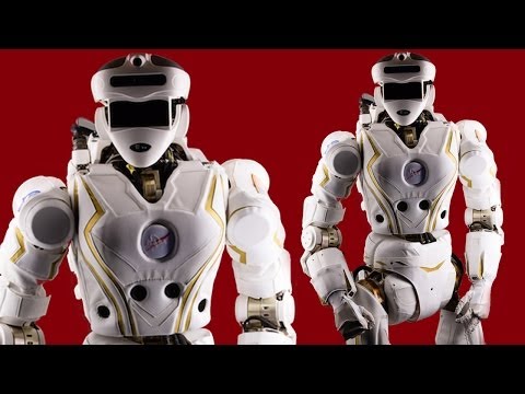 NASA JSC Valkyrie Robot - Darpa Robotics Challenge : Valve Task Video