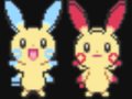 minun&plusle are stars
