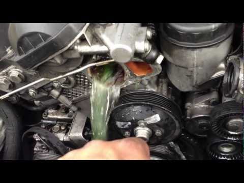 how to drain bmw radiator