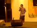Fazrul with his song 'Relaku Pujuk'...