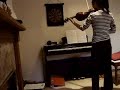 violin practice of grade 2 exam
