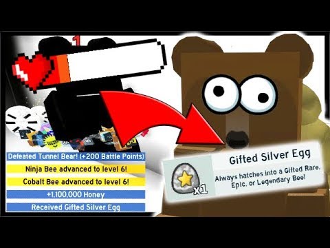 How To Defeat Tunnel Bear Gifted Egg Reward Roblox Bee