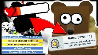 How To Defeat Tunnel Bear Gifted Egg Reward Roblox Bee