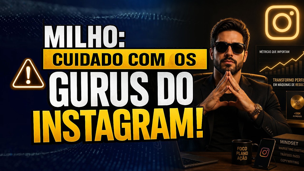 MILHO: CUIDADO COM OS "GURUS DO INSTAGRAM"!