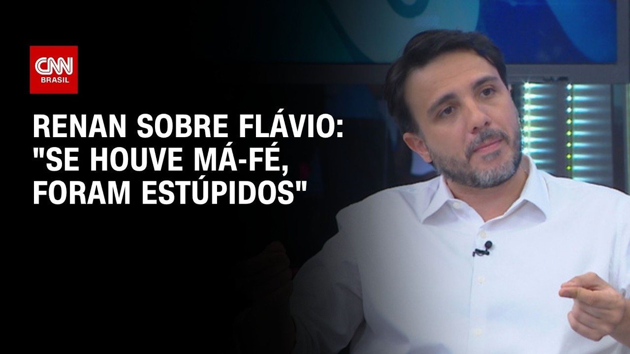 Renan Santos sobre Flávio Bolsonaro: “Se houve má-fé, foram estúpidos” | HORA H