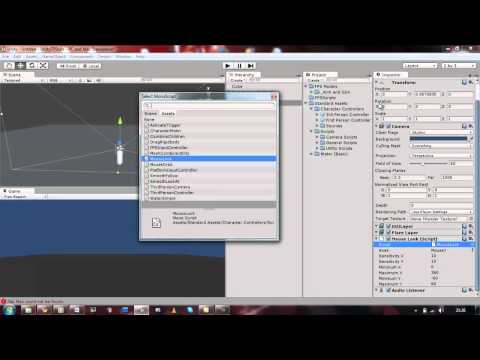 preview-001 - Unity 3D : First Person Shooter Tutorial(FPS) - How To Create Mouse Look Script - Part 1 (narutoisgreat123)