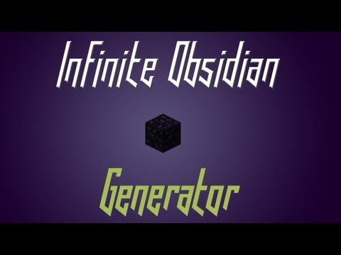 how to get unlimited obsidian i n minecraft