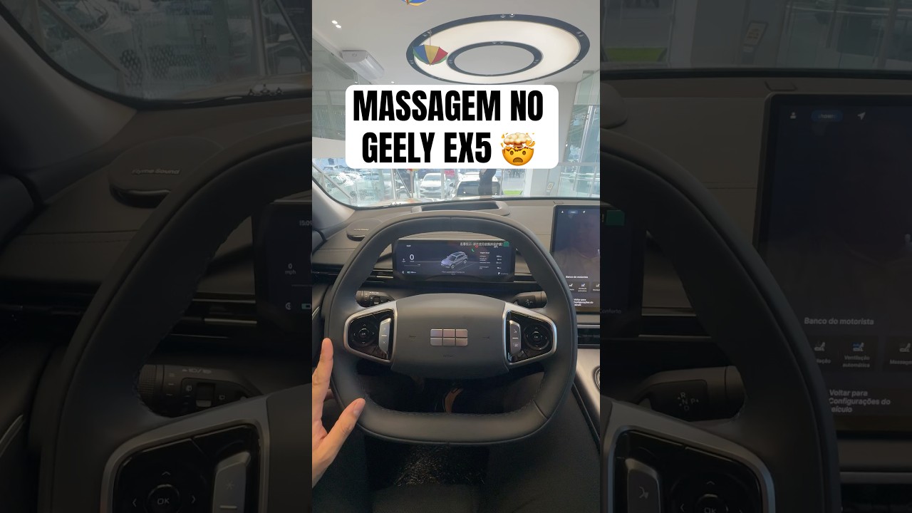 GEELY EX5 COM MASSAGEM 🤯 #geely #geelyex5