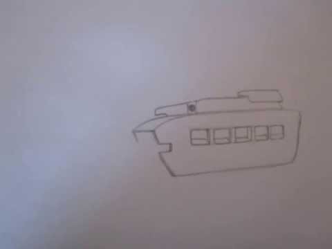 how to draw ww2 tanks