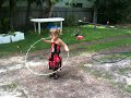 Keltie hula hooping