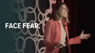 Photo of Michelle Poler speaking