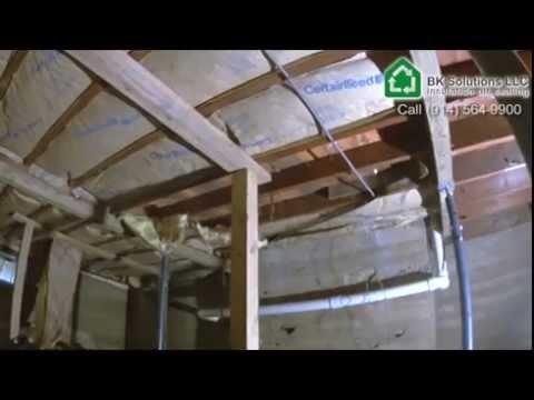how to insulate under a crawl space