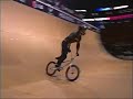 bmx rider simon tabron throws down a 900 mid-run at the 2007 action sports world tour stop in phoenix, az