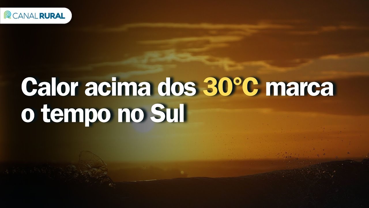 Calor acima dos 30°C marca o tempo no Sul | Previsão do tempo | Sul