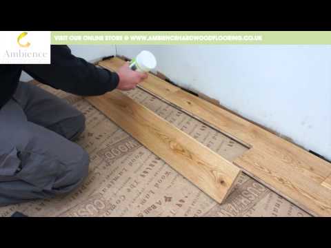 how to fasten engineered flooring