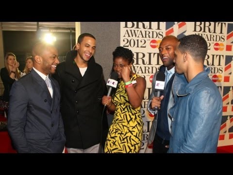 JLS interview at the 2012 BRIT Awards with KISS FM