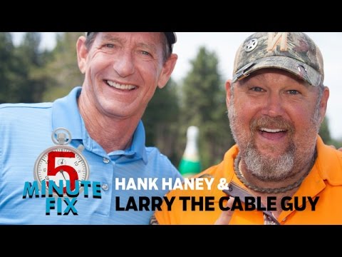 Larry the Cable Guy:  How to Straighten Out Your Shot – 5-Minute Fix with Hank Haney