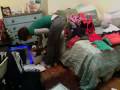 I listen to X, clean my room, and make a video.